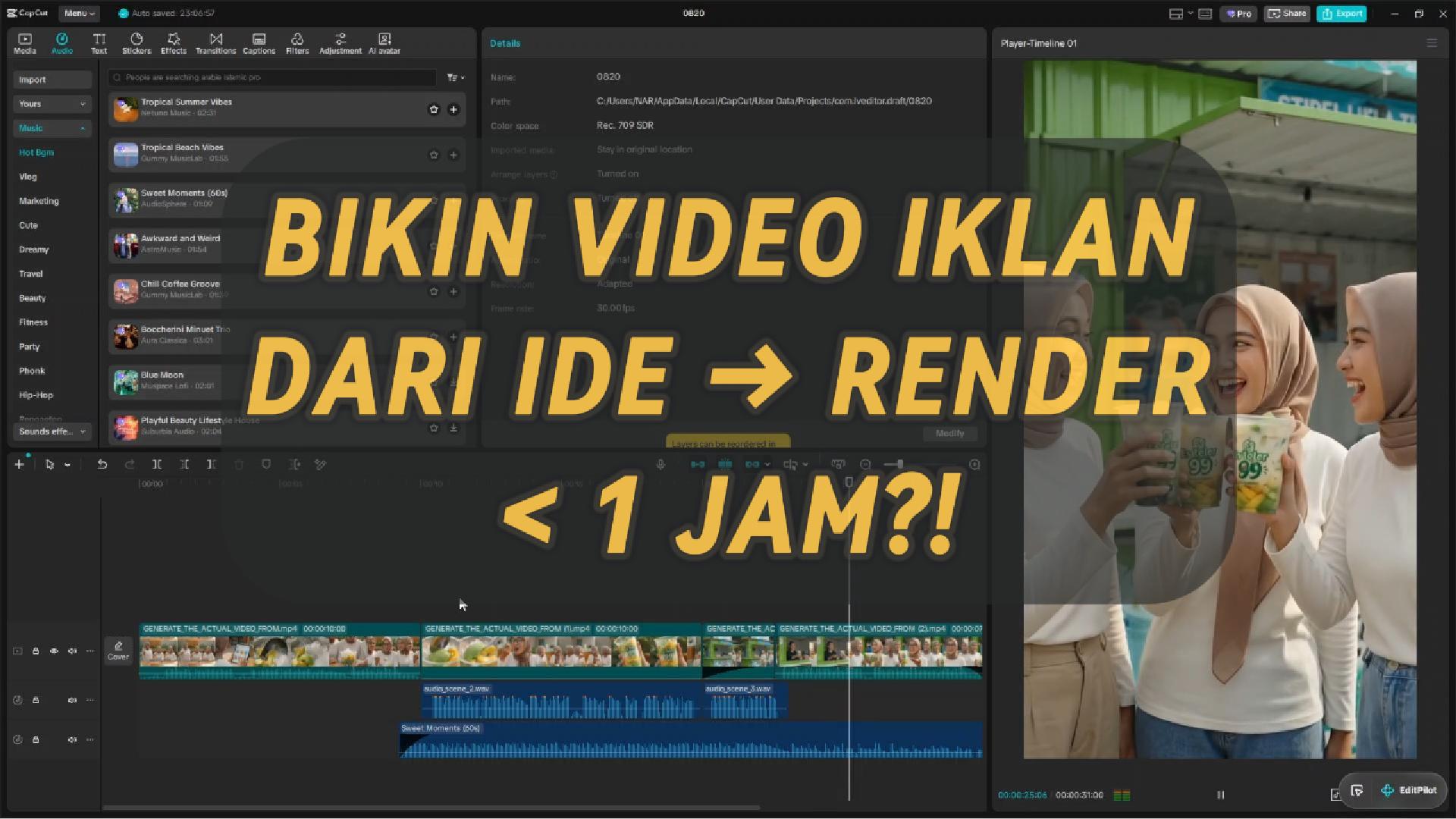 Cover Hasil Video Iklan
